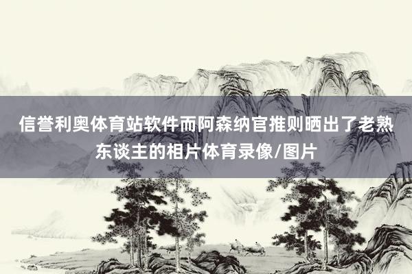 信誉利奥体育站软件　　而阿森纳官推则晒出了老熟东谈主的相片体育录像/图片